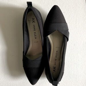 Anne Klein flats, black, size 9